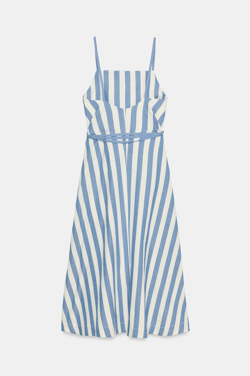 ПЛАТЬЕ МИДИ В ПОЛОСКУ — ZW COLLECTION — ZARA