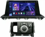 Магнитола для Mazda CX-4 2016-2024 (штатный монохромный экран, рамка 9) - Teyes CC3 на Android 10, Быстрая, QLED, CarPlay, 4G SIM-слот
