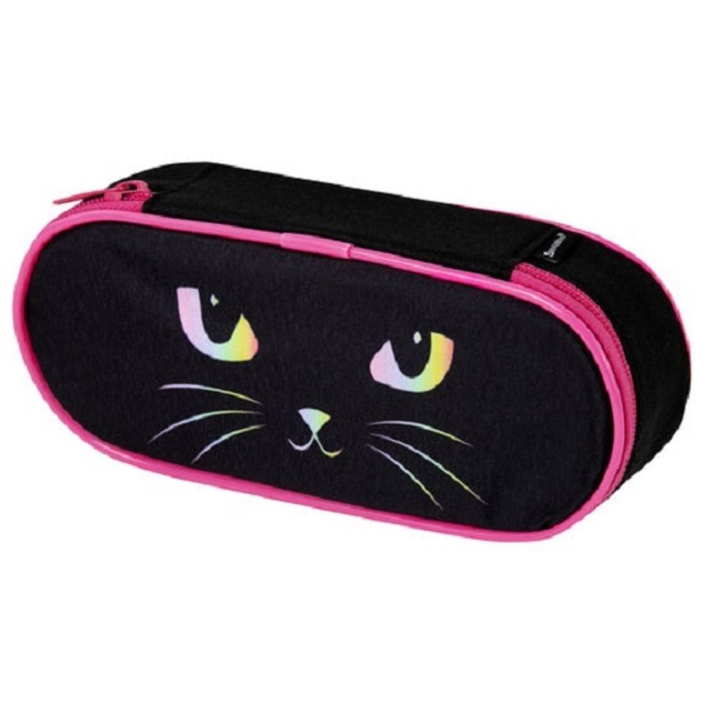 Пенал мягкий 220*90*50 Brauberg Cat eye, корпусный , полиэстер