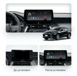Магнитола для Toyota Venza 2, Harrier 4 XU80 2020+ (экран климата снизу, рамка LUX) - FarCar монитор 12.3" 2K QLED на Android 14, Быстрая, CarPlay, 4G SIM-слот