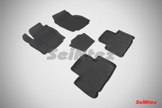 Резиновые коврики в салон Ford S-Max (2006-2015) "Высокий борт"