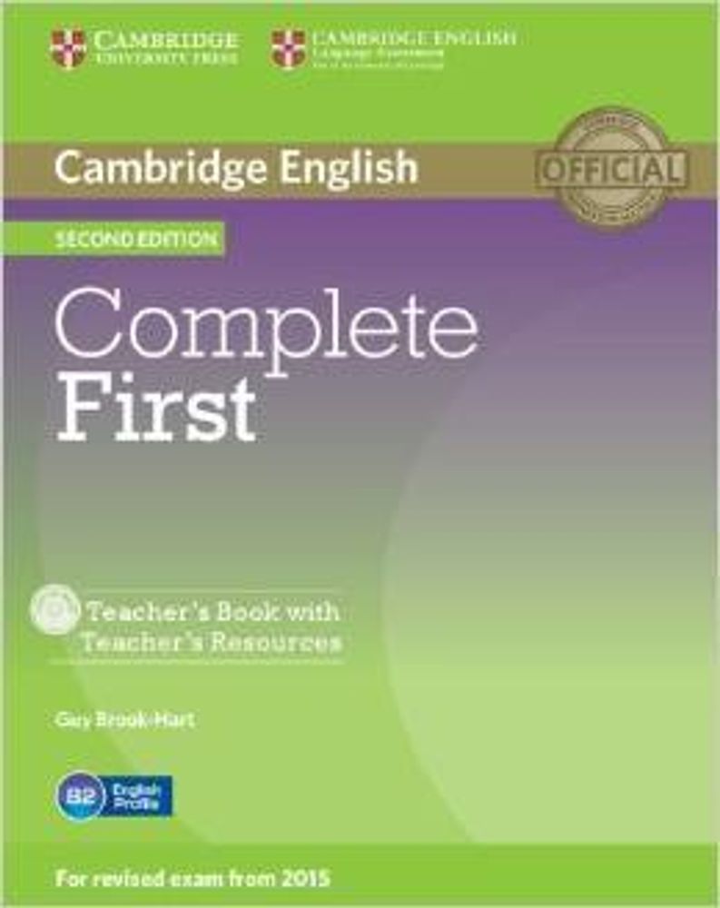 Complete First Second edition (for revised exam 2015) Teacher's Book with Teacher's Resources CD-ROM