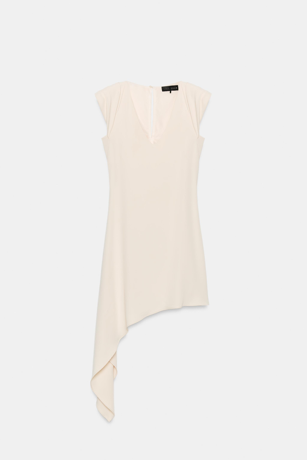 КОРОТКОЕ АСИММЕТРИЧНОЕ ПЛАТЬЕ С ПОДПЛЕЧНИКАМИ — ZARA
