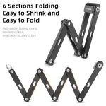 Замок велосипедный West Biking, YP0705080, оранжевый-чёрный