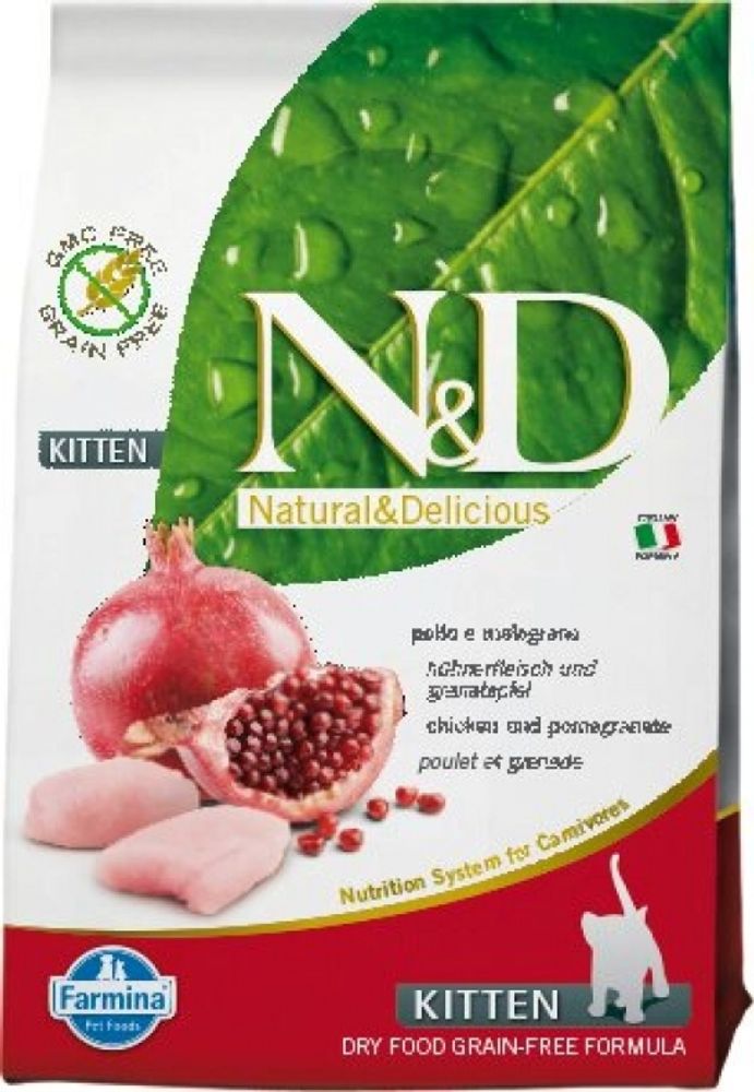 Сухой корм Farmina N&D Prime Kitten беззерновой курица с гранатом для котят 1,5 кг Сухой корм Farmina N&D Prime Kitten беззерновой курица с гранатом для котят 1,5 кг