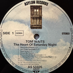 Tom Waits ‎– The Heart Of Saturday Night (Германия)