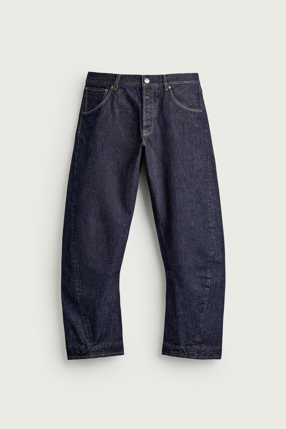 ДЖИНСЫ STRAIGHT FIT СО СКРУЧЕННЫМИ ШВАМИ — ZARA
