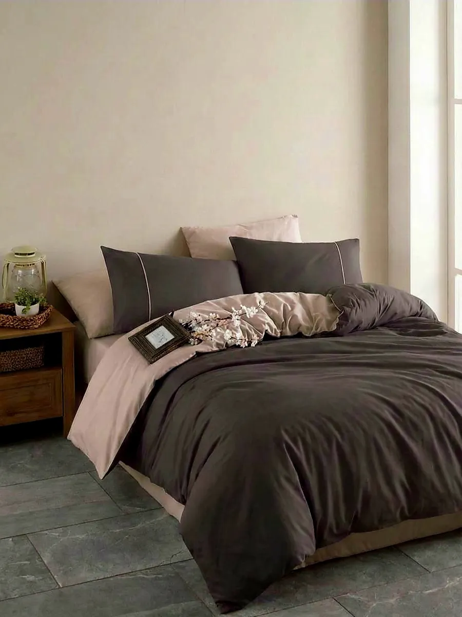 КПБ MAJOLİ Double Face DAMASCUS 1,5-сп. под. 160*220, прост. 160*240, нав. 50*70-1шт.