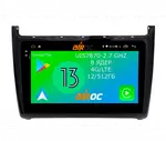 Магнитола для Volkswagen Polo 2009-2020 (черный) - Airoc 2K AU-3704 на Android 13, Быстрейшая, SIM-слот