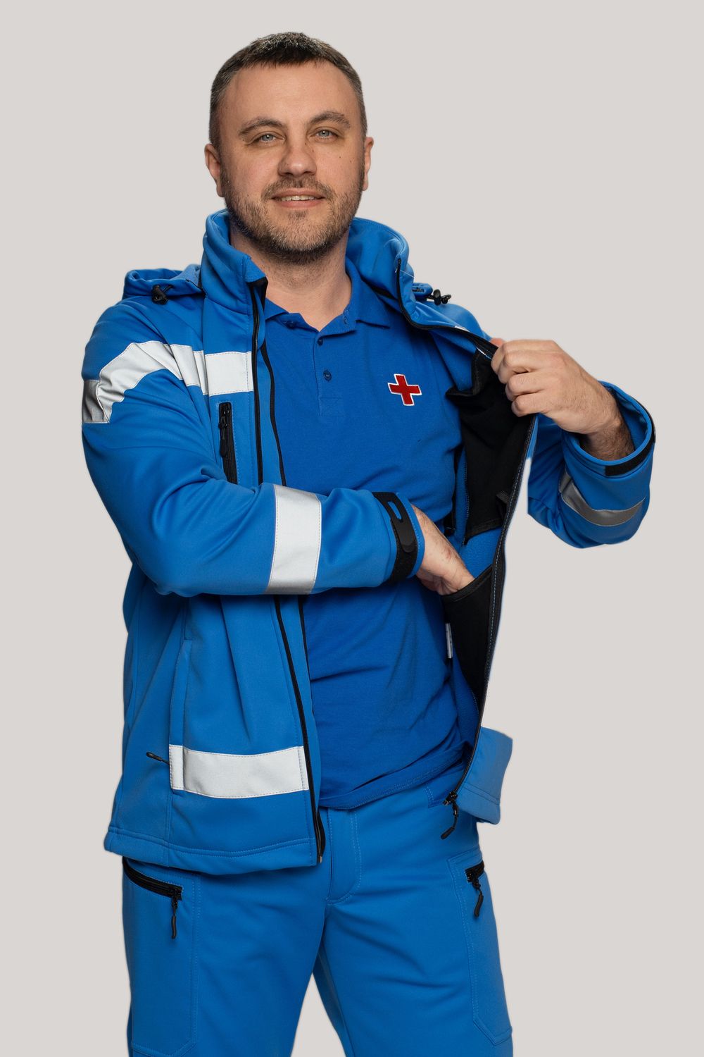 Костюм демисезонный мужской Скорая помощь MedicLine SOFTSHELL