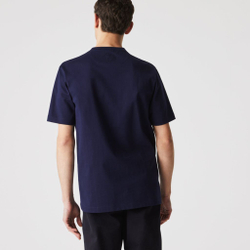 Мужская теннисная футболка Lacoste SPORT Short Sleeve T-Shirt RG - navy blue