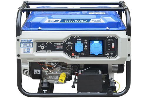Бензогенератор TSS SGG 9000ELA - [8 кВт / 220V / Loncin LC192FD] эл. старт, выход ATS для АВР