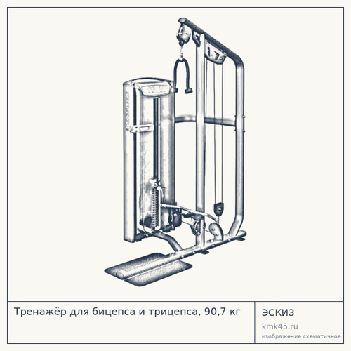 Тренажёр для бицепса и трицепса, 90,7 кг — от 476 000 ₽