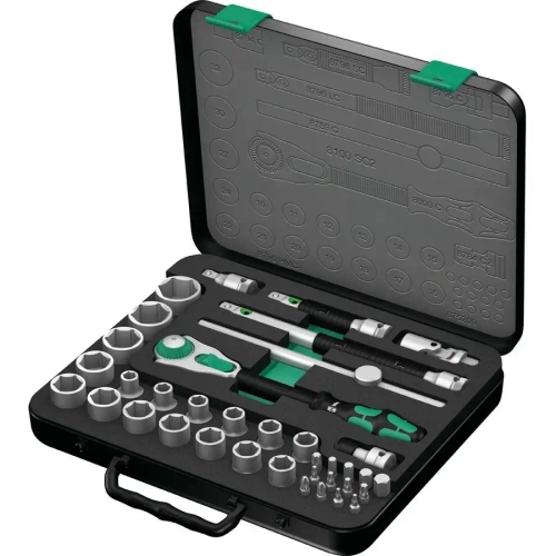 Набор с трещоткой Zyklop Speed 1/2" WERA 05003645001