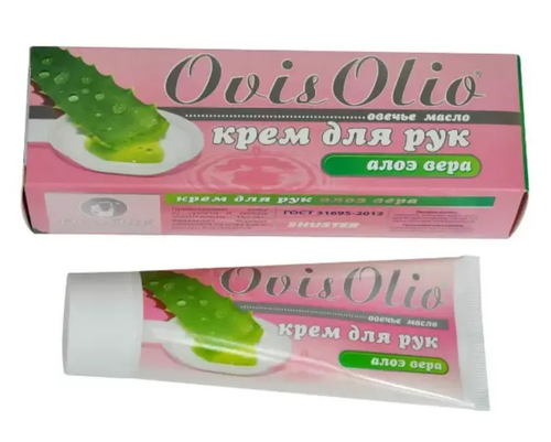 Овечье масло Ovis Olio крем для рук с алоэ вера, 70 мл