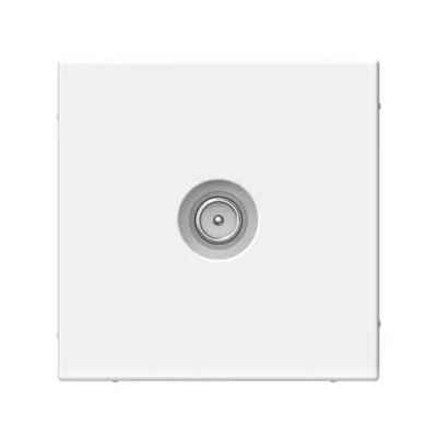 ARTGALLERY TV РОЗЕТКА проходная 4DB, механизм, БЕЛЫЙ