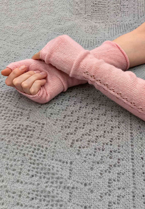 Митенки женские М701-15 розовый