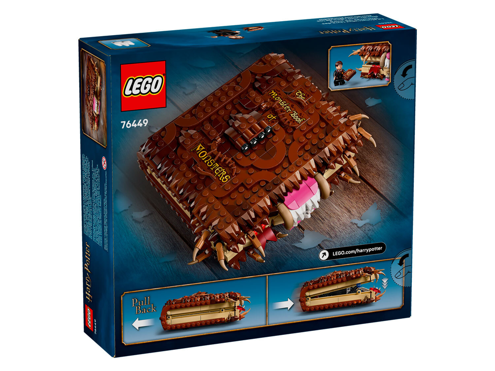 Конструктор Лего Гарри Поттер Чудовищная книга о монстрах | LEGO Harry Potter Book of Monsters 76449 - 518 деталей (10+)