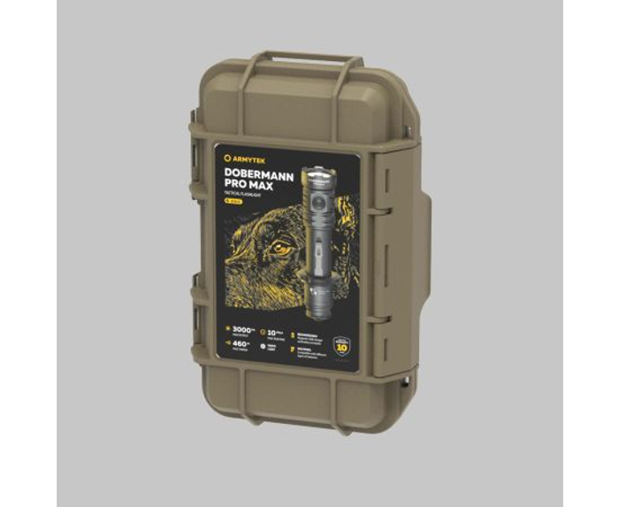 Фонарь Armytek Dobermann Pro Max Magnet USB белый (F08401C)