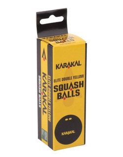 Pilki do Squasha Karakal Elite (double yellow dot) 3B