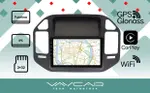 Магнитола для Mitsubishi Pajero 3, Montero 3 1999-2006 (рамка черная) - Vaycar VA47-1019 на Android 13, 4G SIM-слот