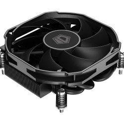 Кулер Cooler ID-Cooling IS-30i BLACK LGA1700/1200/115X низкопрофильный высота 30mm (36шт/кор, TDP 100W, PWM, 4 тепл.трубки прямого контакта, FAN 92mm) BOX