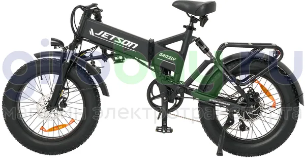 Электровелосипед Jetson GRIZZLY 1200w (48v15ah) - Чёрный фото №7
