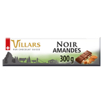 VILLARS швейцарский тёмный шоколад с цельным миндалём, 300 г (Швейцария)