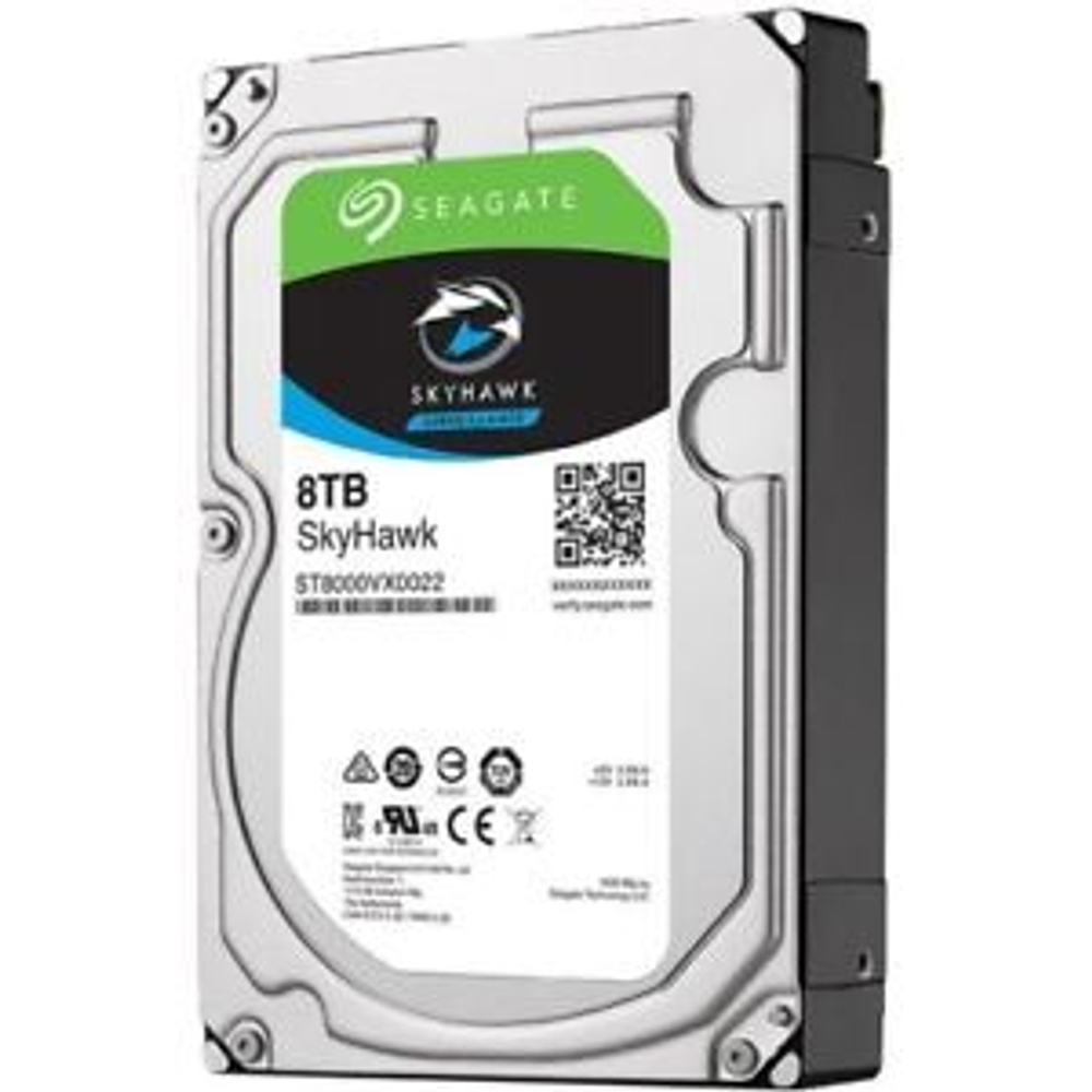 Жесткий диск HDD 8.0Tb Seagate, SATA-III, 256Mb, 7200rpm, SkyHawk ST8000VX0022