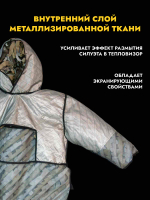 Маскировочный костюм от тепловизора «Древоч»