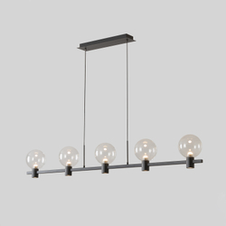 Светильник подвесной Crystal Lux DUET SP35W LED BLACK