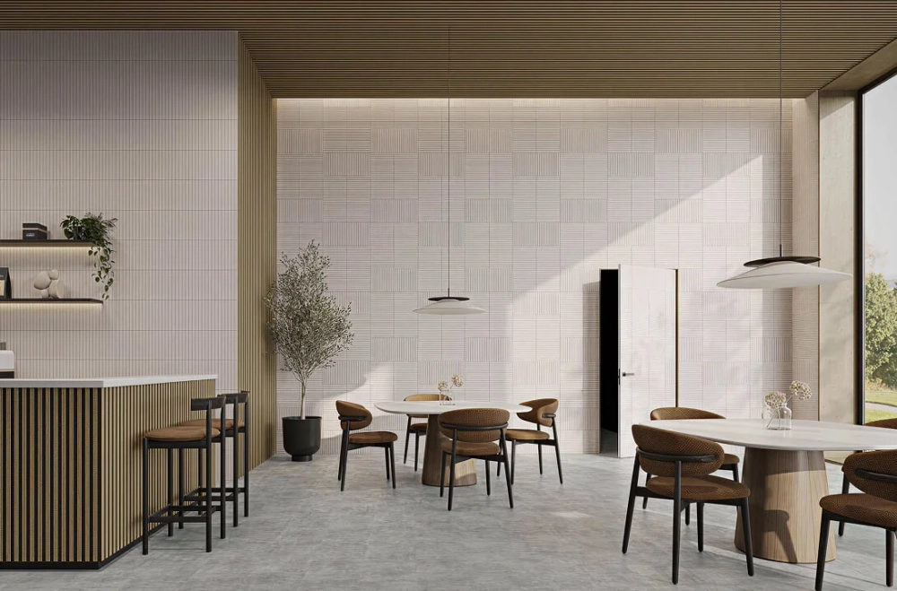 Пробковая настенная плитка Viva Cork Tatami Light