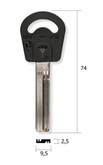 Заготовка вертикального ключа 13141 Mul-T-Lock: Профиль 013 Original