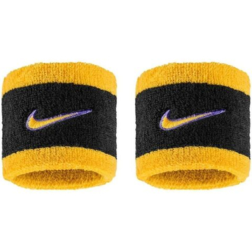 Теннисные напульсники Nike Swoosh 2P - black/court purple/university gold