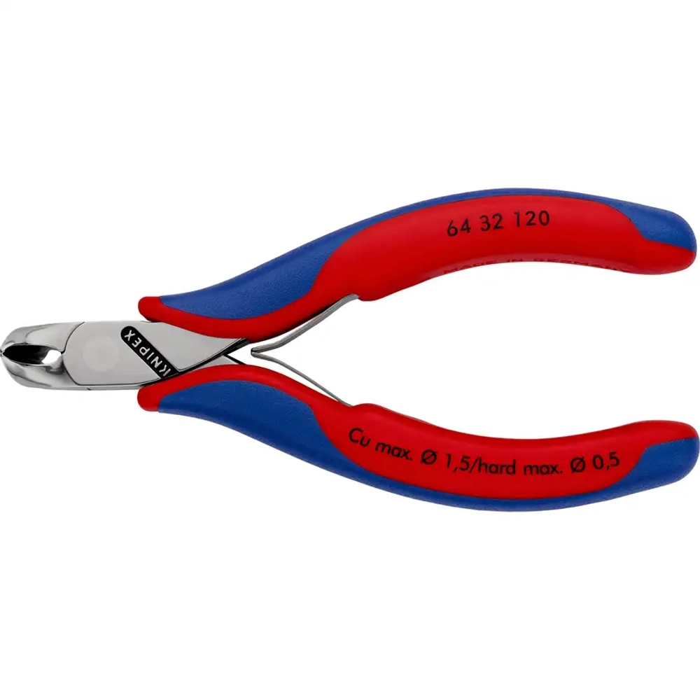 Кусачки торцевые для электроники 120 мм Knipex 64 32 120