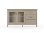 КЛАССИК тумба KOM2W3S (Глиняный серый)