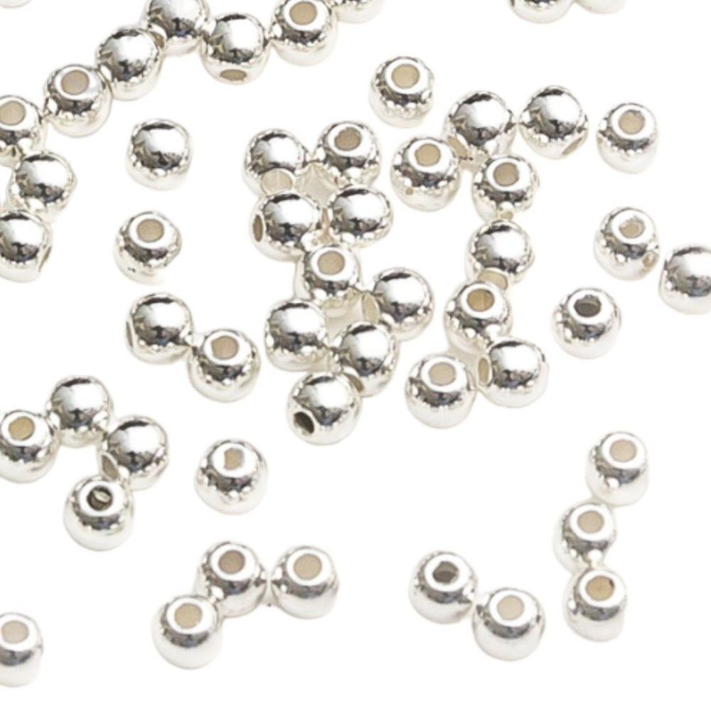 Бусины 4 мм "Шарик" золотистый 350 штук