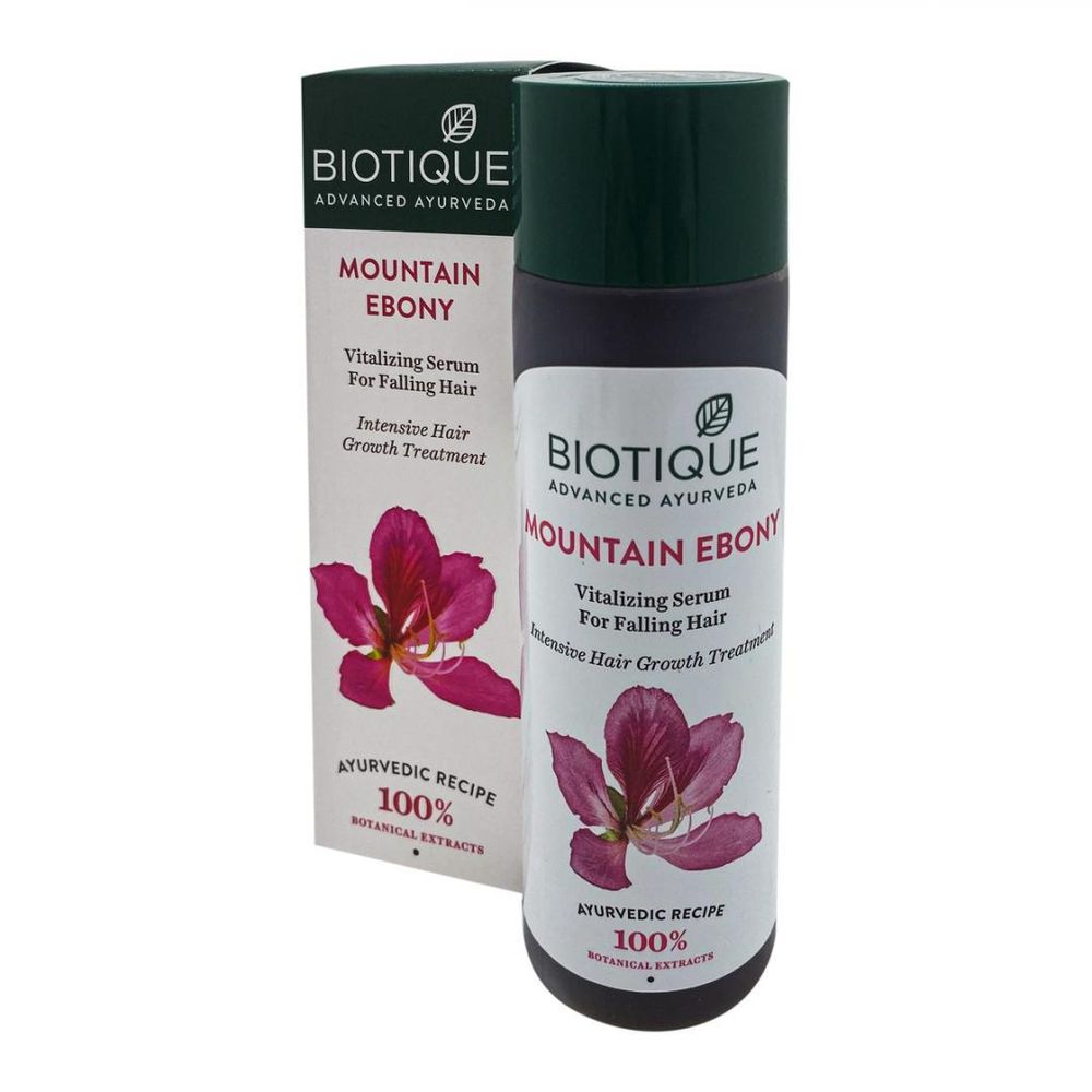 Сыворотка для волос Biotique Bio mountain ebony, 120 мл