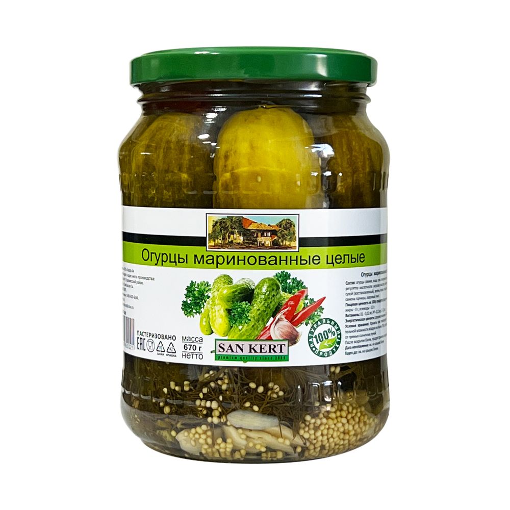 Огурцы корнишоны маринованные Мое Подворье 370гр
