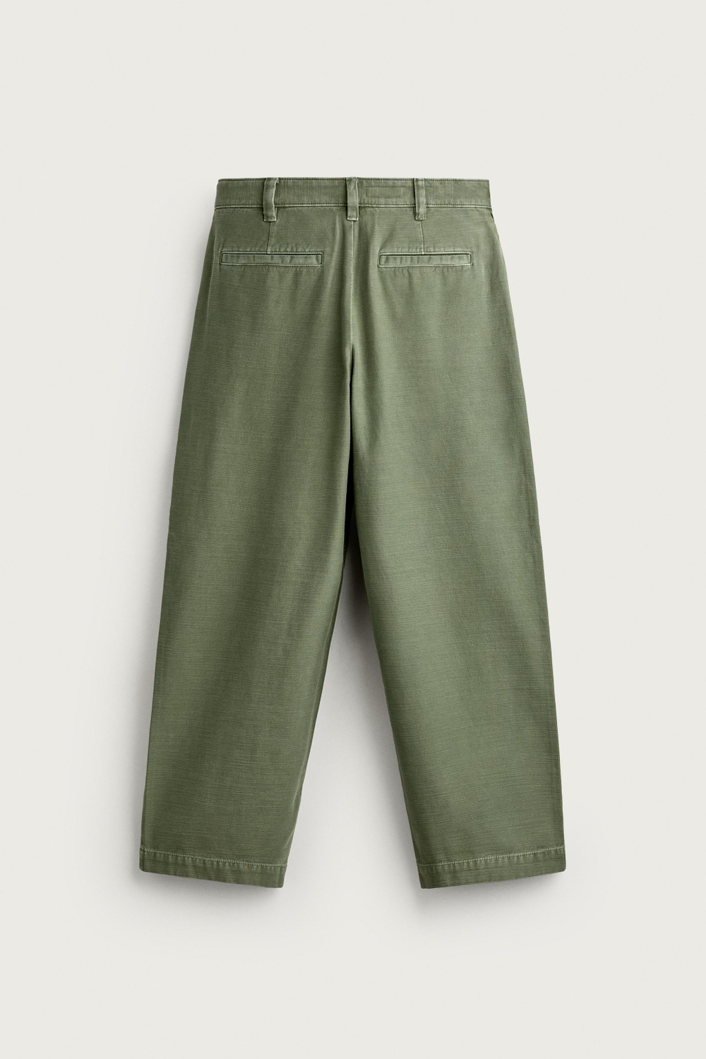 БРЮКИ ЧИНОС BAGGY FIT СО СКЛАДКАМИ — ZARA
