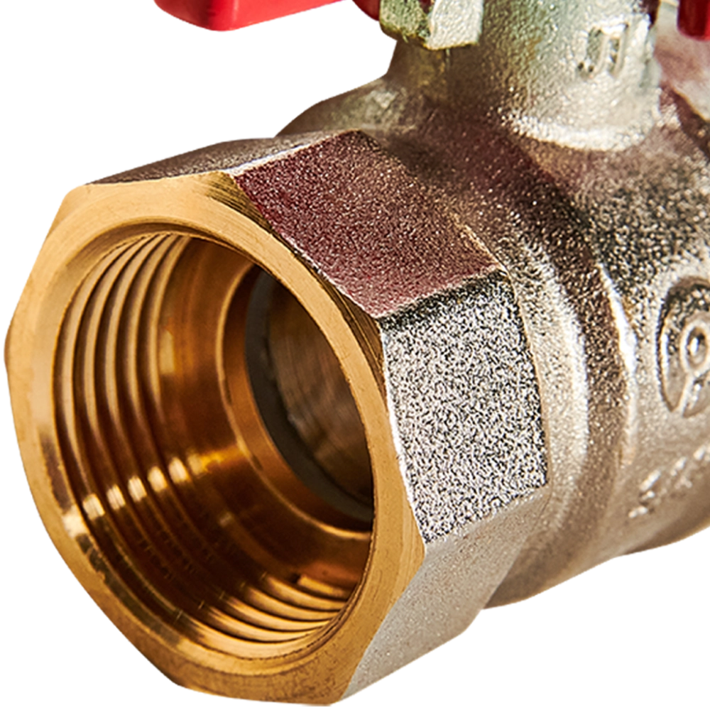 RBV-0004-2210220 ROMMER Кран шаровой, ВР/НР, ручка бабочка 3/4