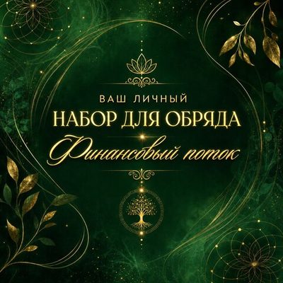 Ваш личный набор для мощного обряда. Финансовый поток.