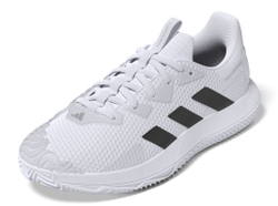 Мужские кроссовки теннисные Adidas SoleMatch Control Clay - белый, черный