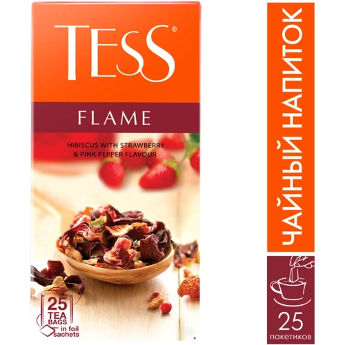 Чай TESS FLAME фруктовы 25пак
