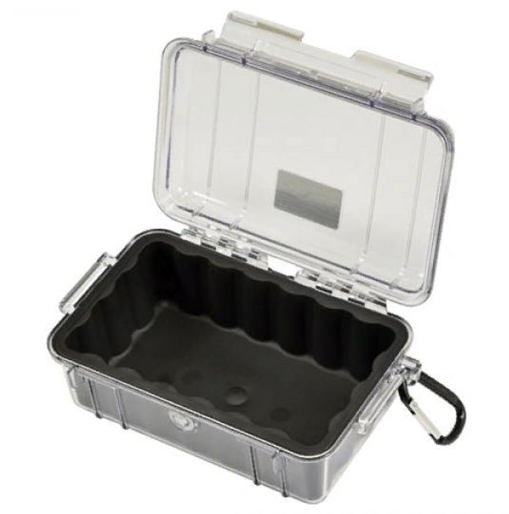 Защитный кейс Peli™ 1050 прозрачный с черной вставкой