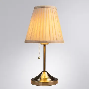 Настольная лампа 1*E27 A5039TL-1AB бежевый/бронза Marriot Arte Lamp