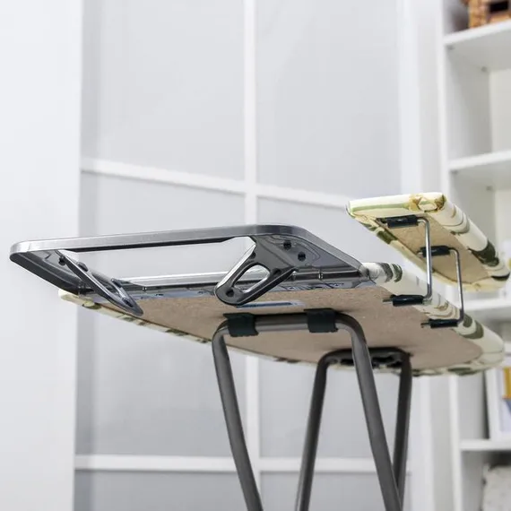 Доска гладильная Nika «Белль Классик 2», 112×34,5 см, два положения высоты 70, 80 см, европодставка, МИКС