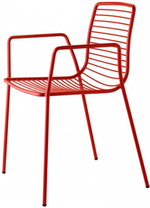 Кресло металлическое Scab Design Summer, красный