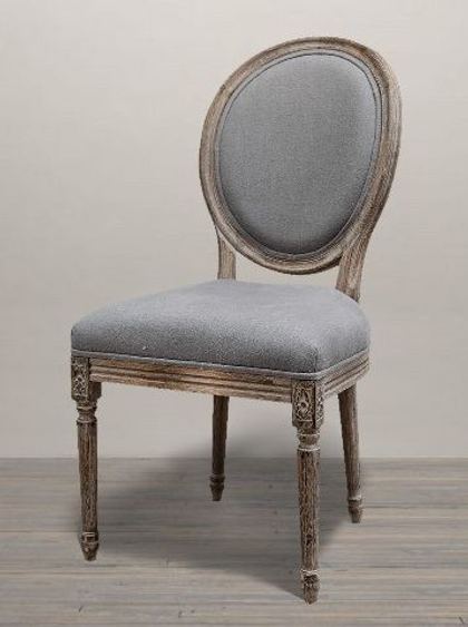 Стул Restoration Hardware Спа серый