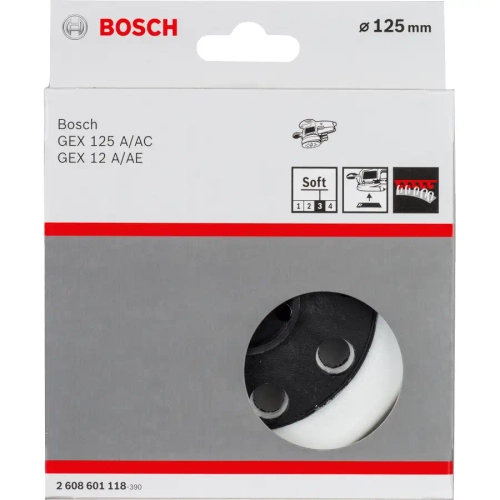 Шлифовальная тарелка средняя 125мм GEX BOSCH 2608601118